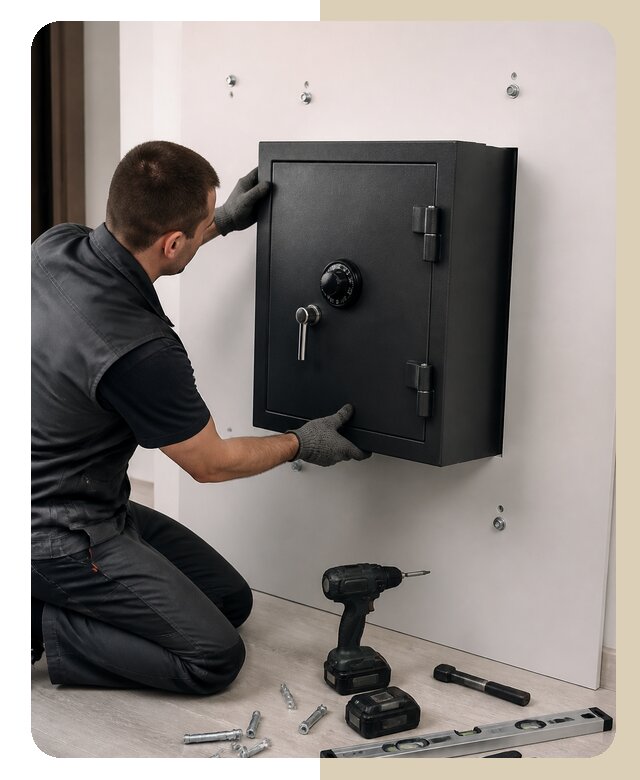 Установка сейфа в Лысьве по цене от 5641 р. | ДвериЛегко-Лсь