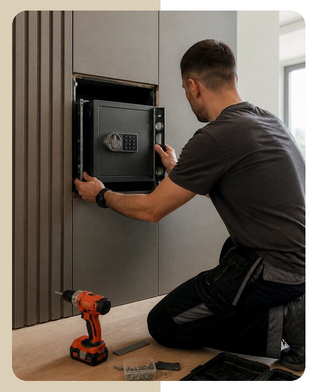Профессиональная установка встраиваемого сейфа в Лысьве
